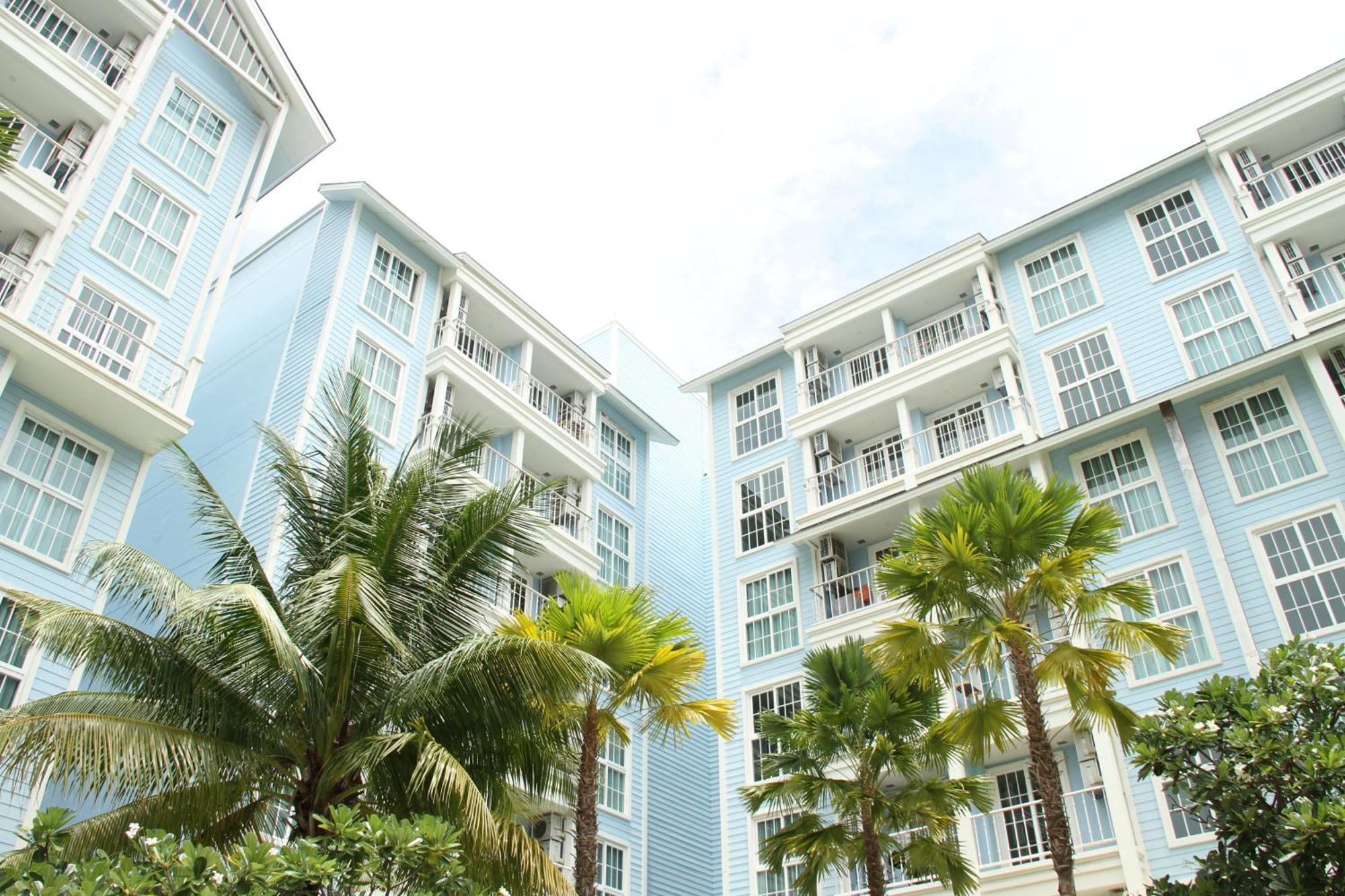 Grand Florida芭提雅带免费游泳池温泉桑拿浴和健身房瑜伽室私家海滩公寓e206 Na Chom Thian Ngoại thất bức ảnh